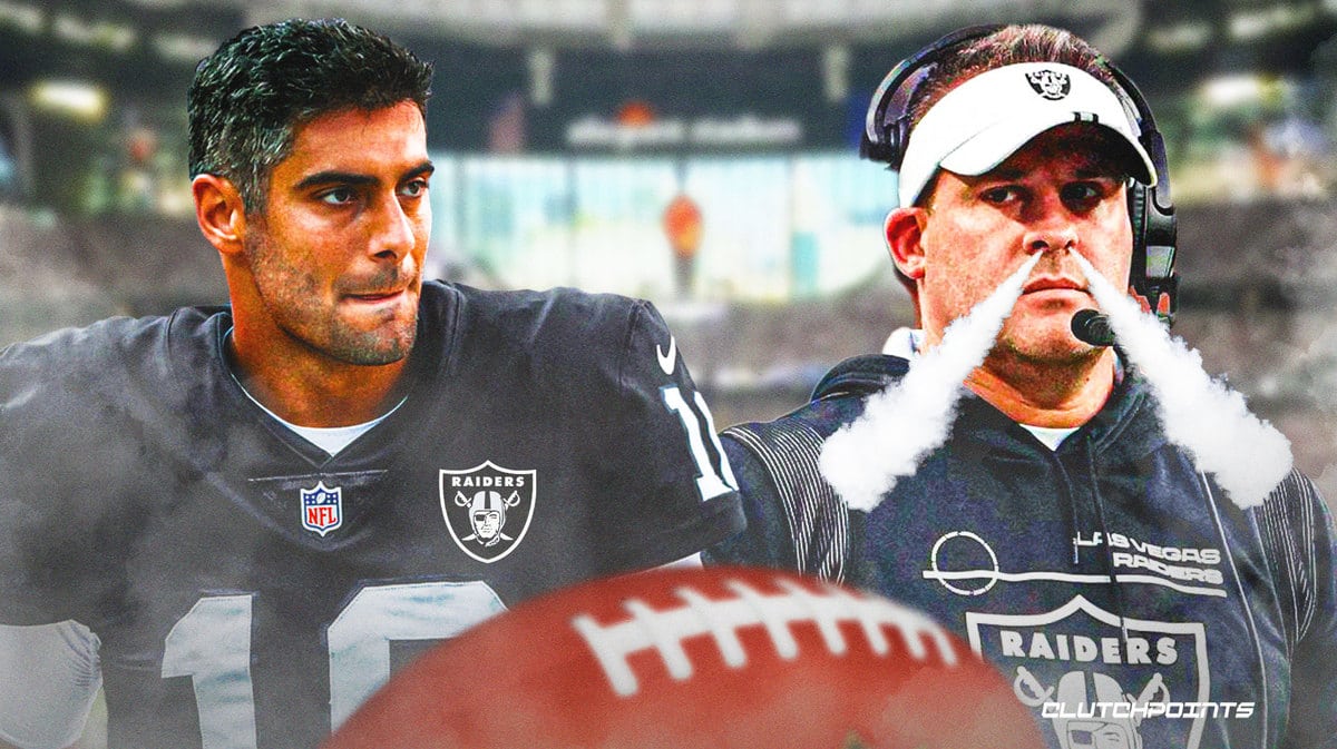 Raiders: Josh McDaniels message on Jimmy Garoppolo injury