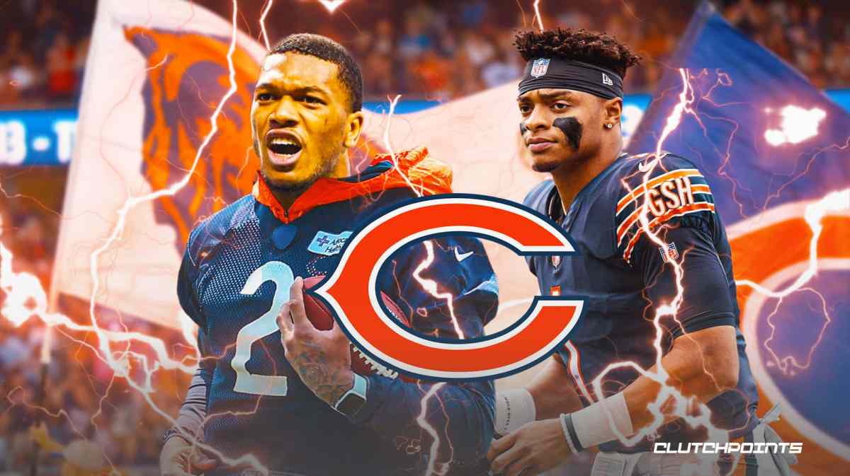 Justin Fields, DJ Moore, Bears