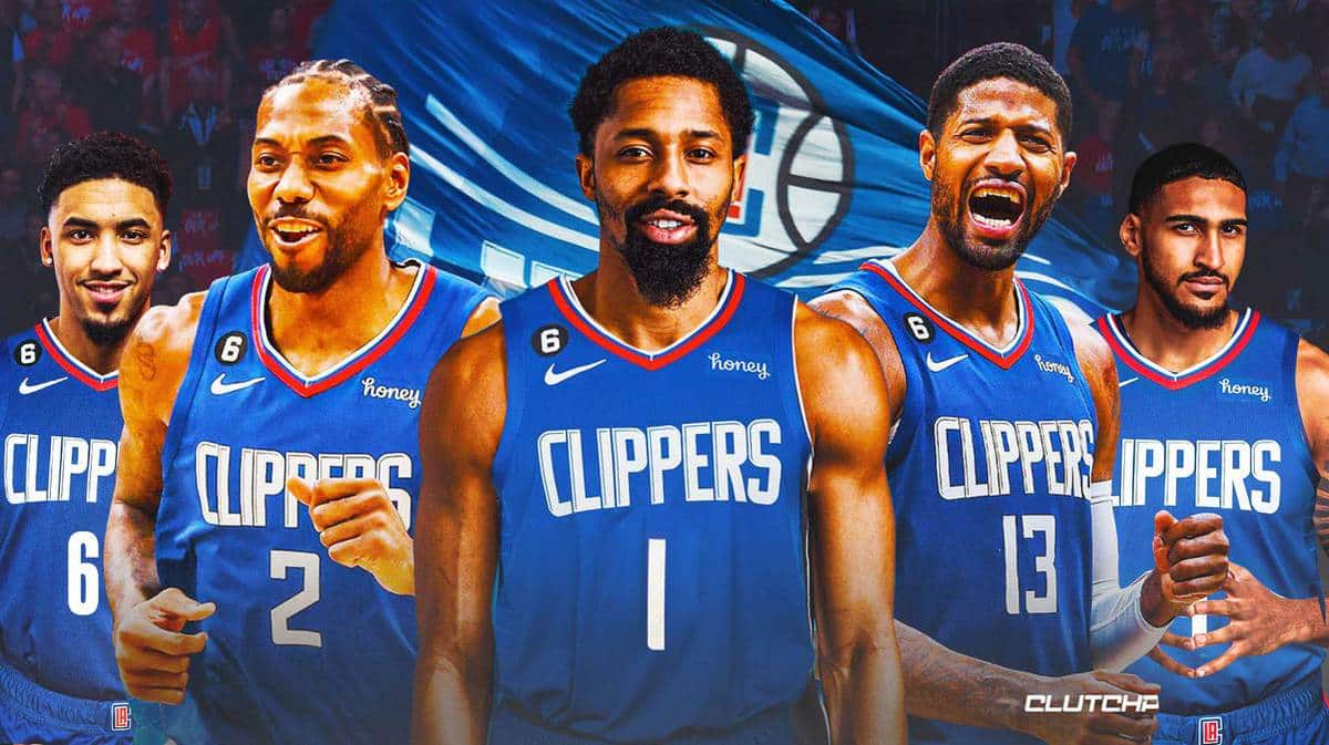 Kawhi Leonard, Spencer Dinwiddie, Paul George, Kenyon Martin Jr., Obi Toppin, Los Angeles Clippers