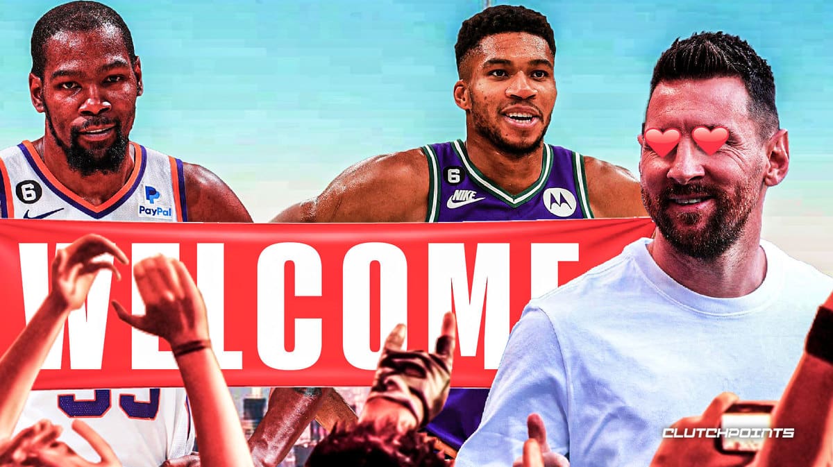 Kevin Durant, Giannis Antetokounmpo, Lionel Messi, Inter Miami