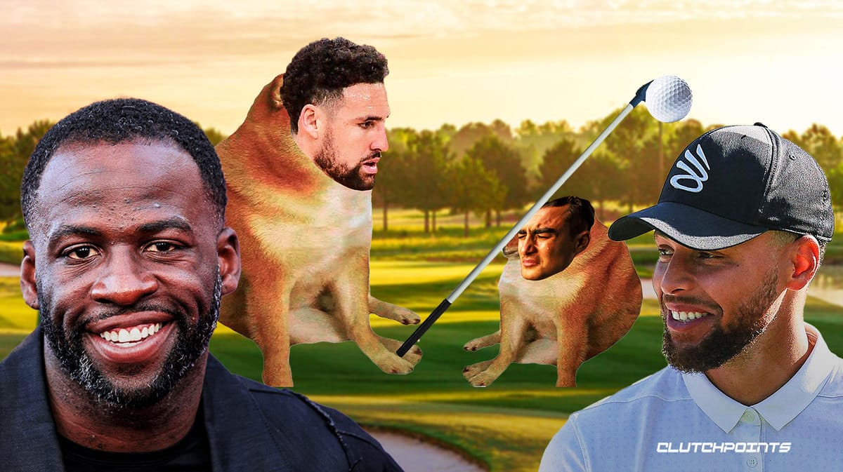 Klay Thompson, Warriors, golf, The Match, Stephen Curry, Draymond Green