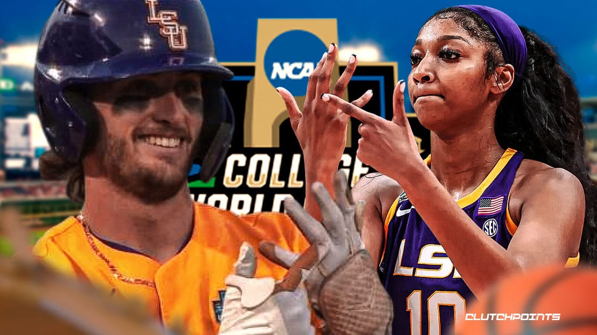Angel Reese, Dylan Crews, LSU baseball, College World Series