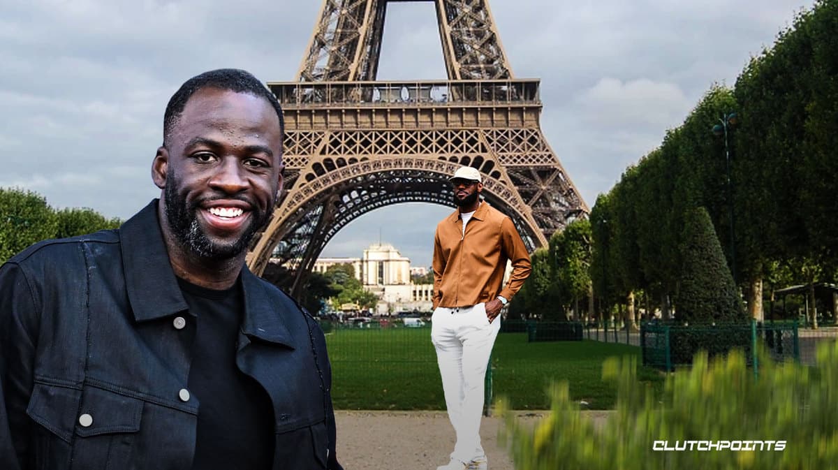 Lakers star LeBron James and Draymond Green spotted together in France