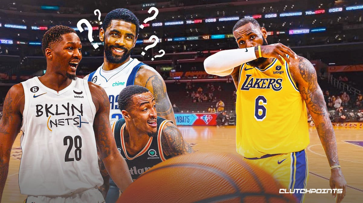 LeBron James, Lakers, trade, Kyrie Irving, Dorian Finney-Smith, John Collins
