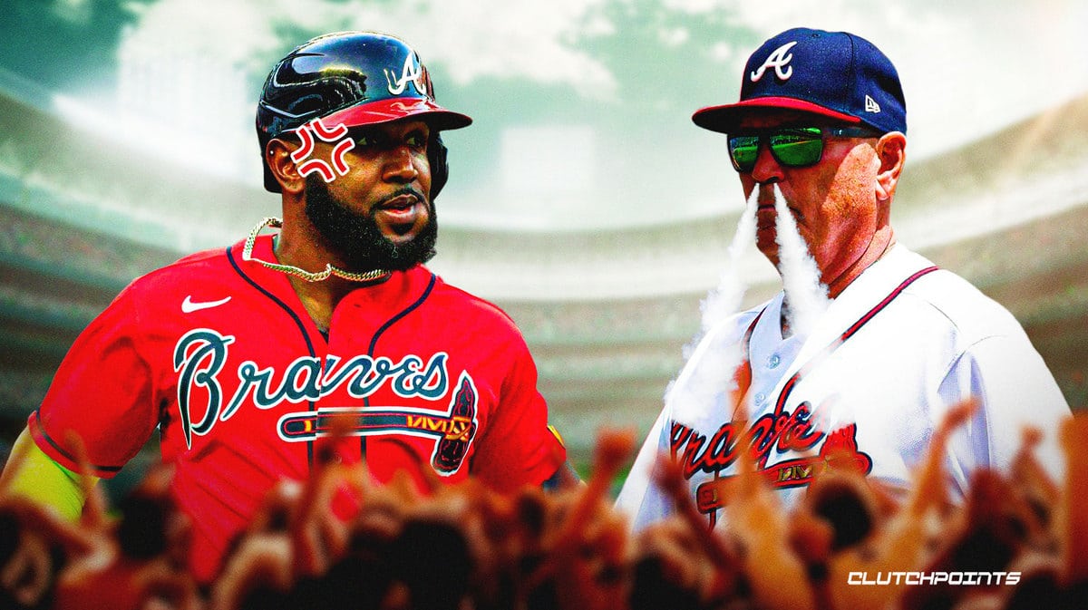 Marcell Ozuna, Braves, Brian Snitker