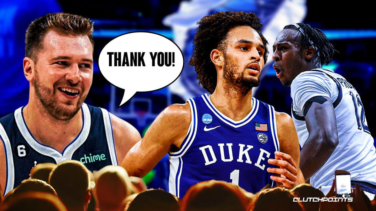 Luka Doncic, Dereck Lively II, Olivier-Maxence Prosper, Mavs
