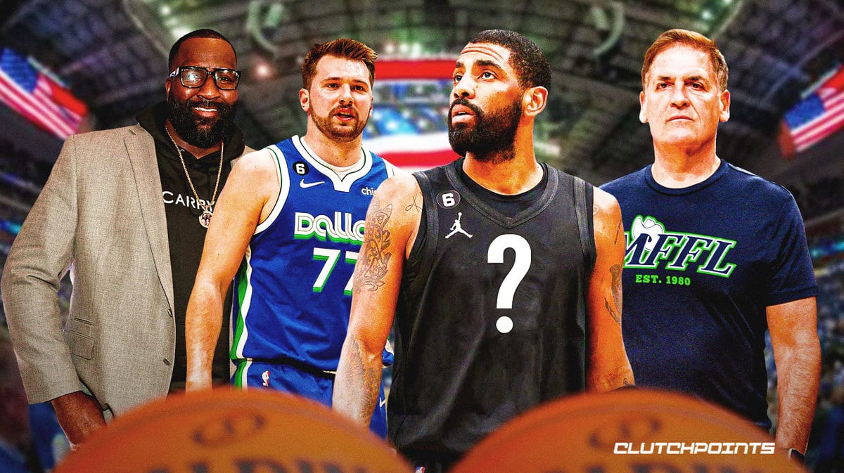 Kendrick Perkins, Kyrie Irving, Mavs