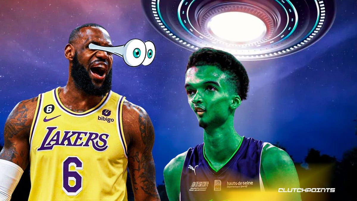 Victor Wembanyama, LeBron James, Los Angeles Lakers, NBA Draft