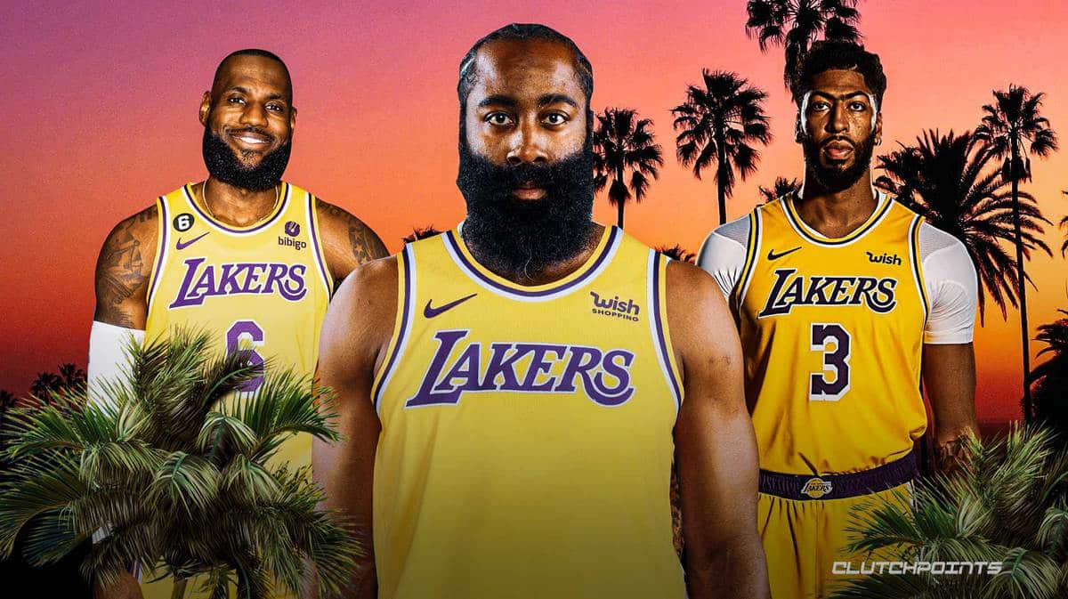 Anthony Davis, James Harden, LeBron James, Lakers