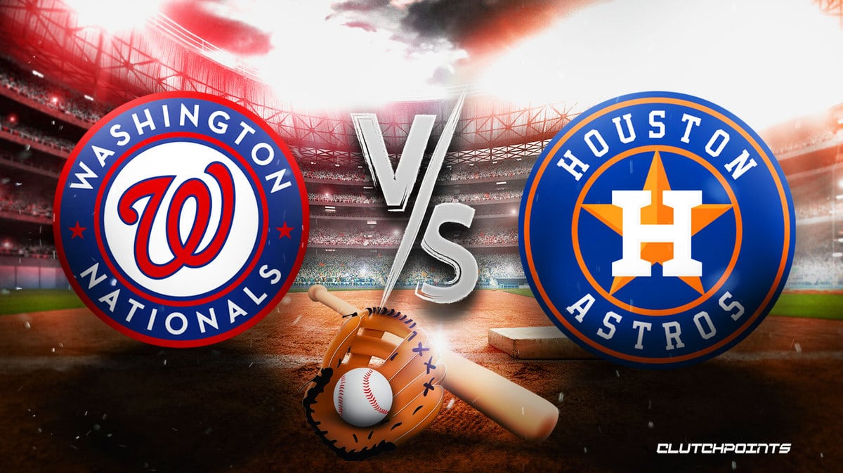 MLB Odds Nationals vs Astros prediction, odds, pick, how to watch