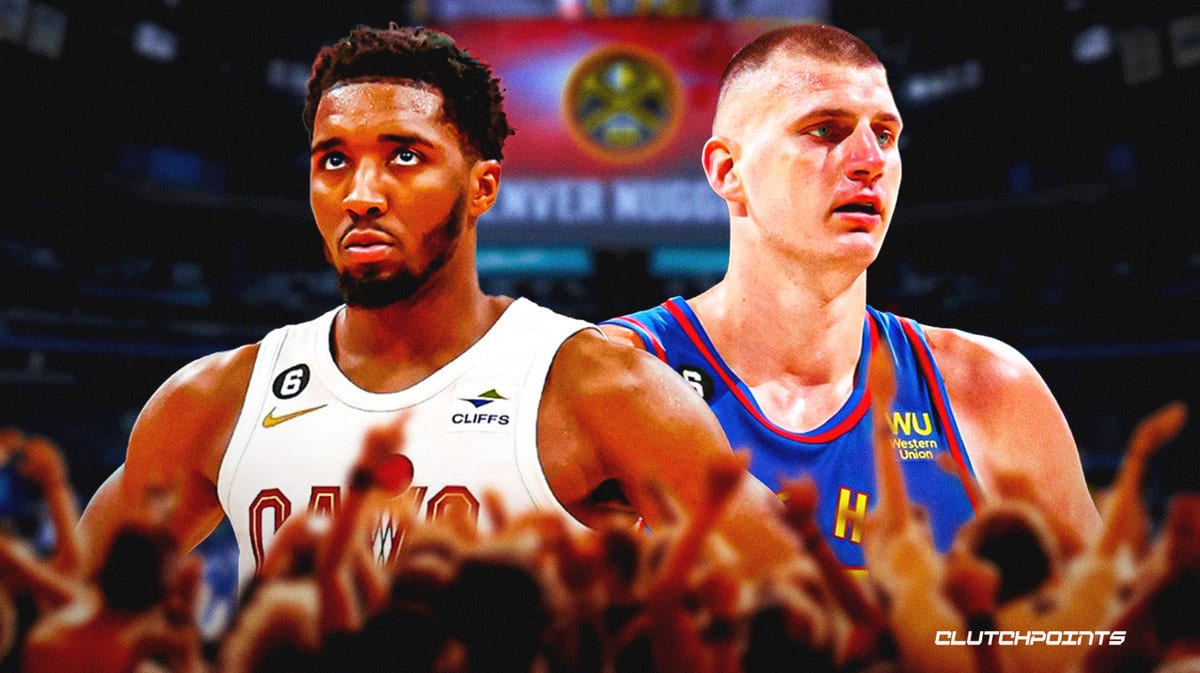 Donovan Mitchell and Nikola Jokic, Denver Nuggets