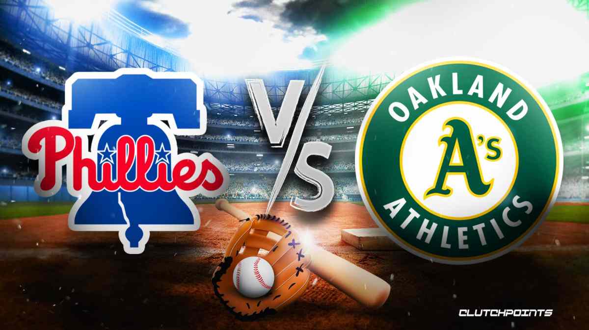Phillies Athletics prediction