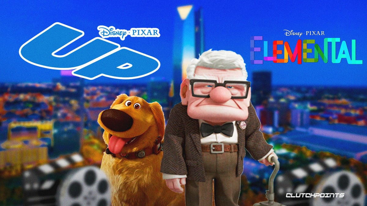 Pixar, Up, Dug (Bob Peterson), Carl (Ed Anser), Elemental