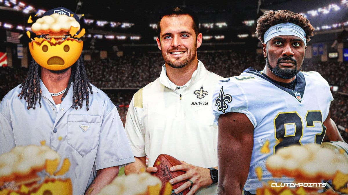 Saints, Derek Carrr, Juwan Johnson, Davante Adams