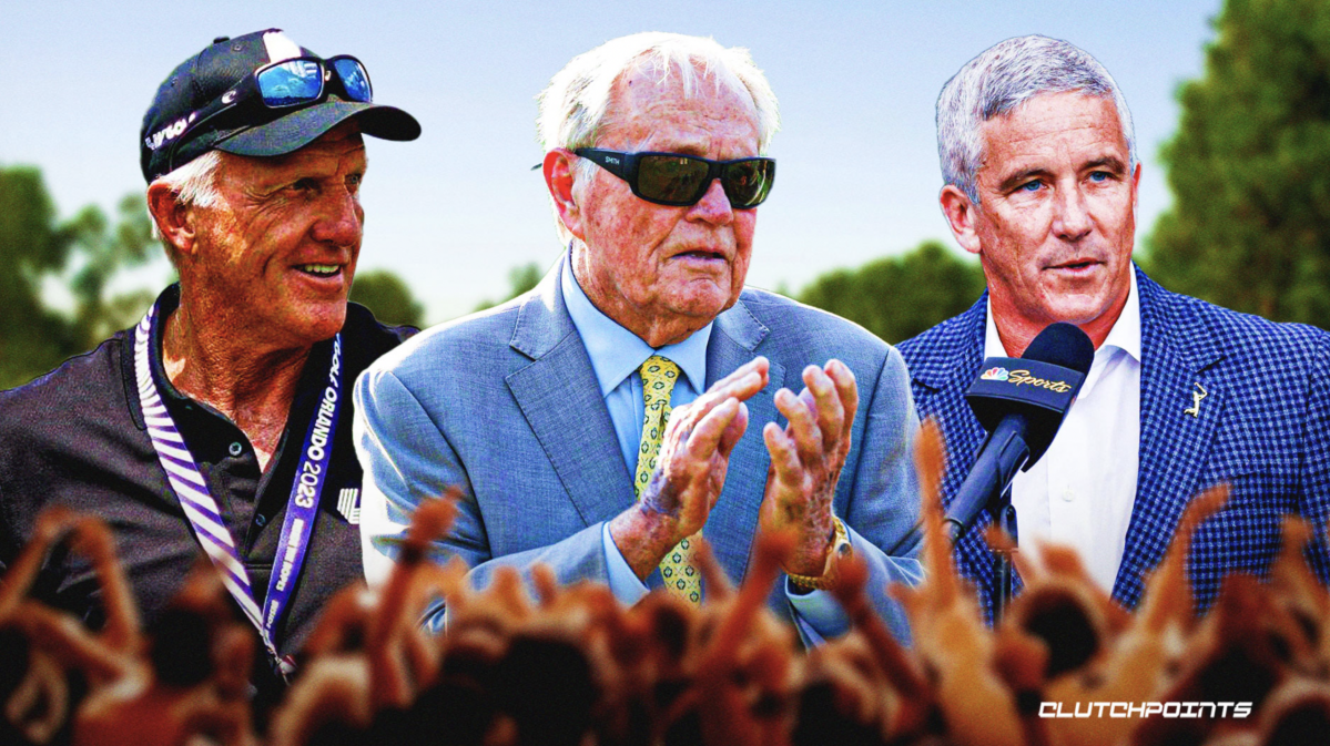Jack Nicklaus, Greg Norman, Jay Monahan