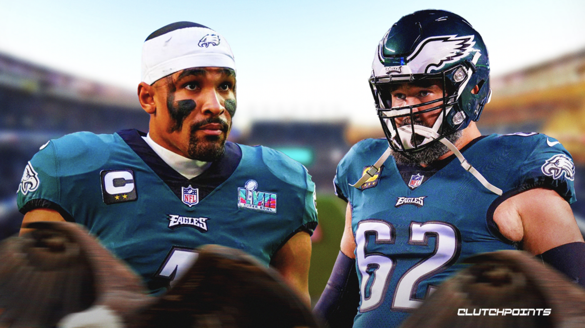 Jason Kelce, Jalen Hurts