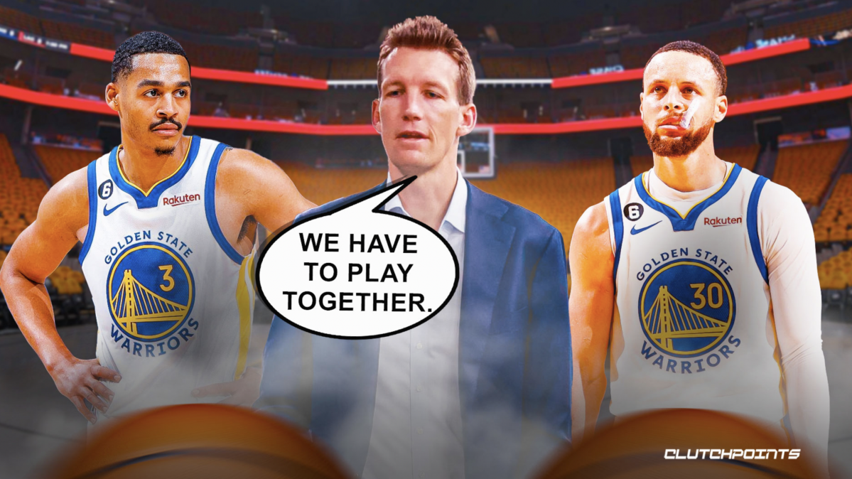 Mike Dunleavy, Jordan Poole, Steph Curry