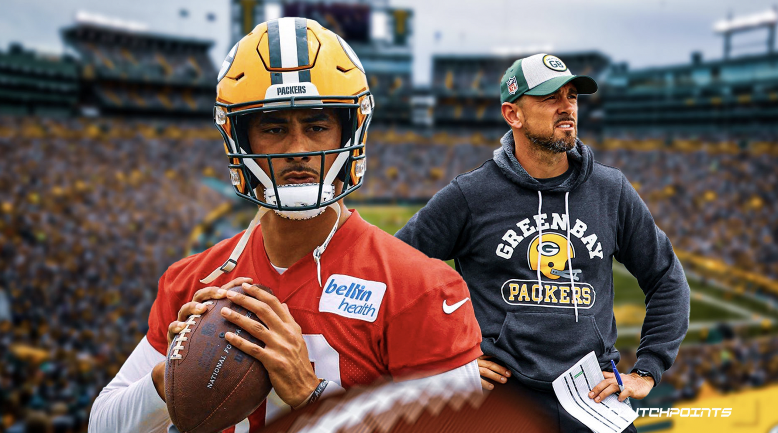 The year is 2053. Aaron Rodgers, now 69, looks fondly up at the Lambeau  crowd, all 80,000+ cheering wildly as the 12 is unveiled in the north  endzone and Aaron Rodgers becomes