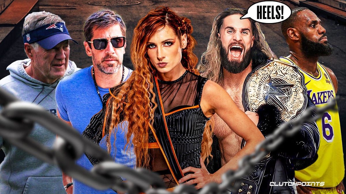 Seth Rollins, LeBron James, Aaron Rodgers, Bill Belichick, Becky Lynch, WWE