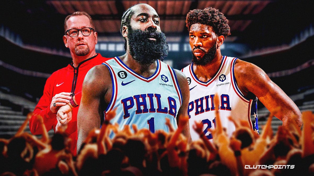 Sixers: Nick Nurse wants Joel Embiid-James Harden duo to be 'more ...