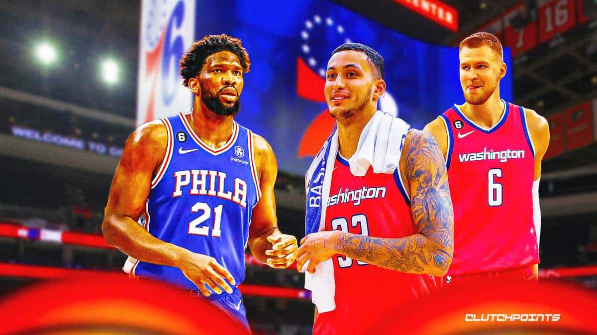 Sixers, Wizards, Joel Embiid, Kyle Kuzma, Kristaps Porzingis, Bradley Beal
