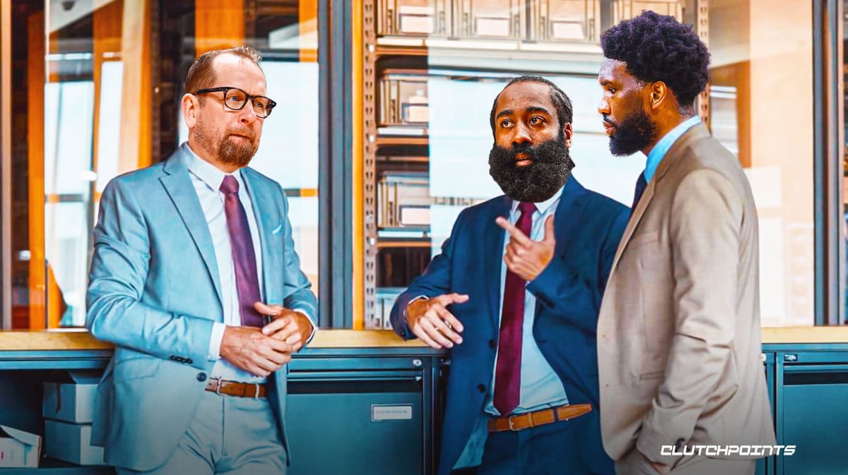 Sixers, Joel Embiid, Nick Nurse, James Harden