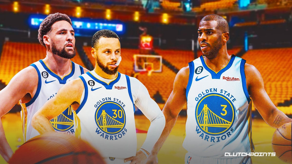 Klay Thompson, Stephen Curry, Chris Paul, Warriors