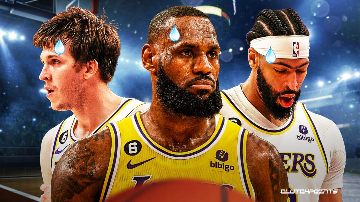 LeBron James, Anthony Davis, Austin Reaves, Lakers