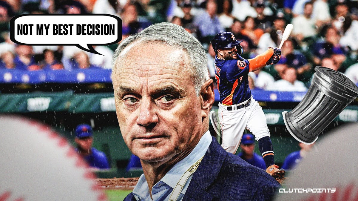 Rob Manfred, Houston Astros, Jose Altuve