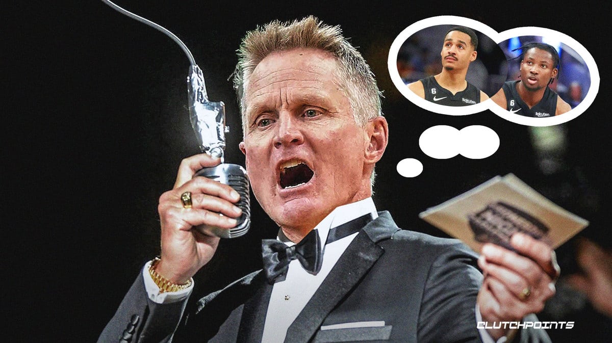 Steve Kerr Jordan Poole Jonathan Kuminga Warriors
