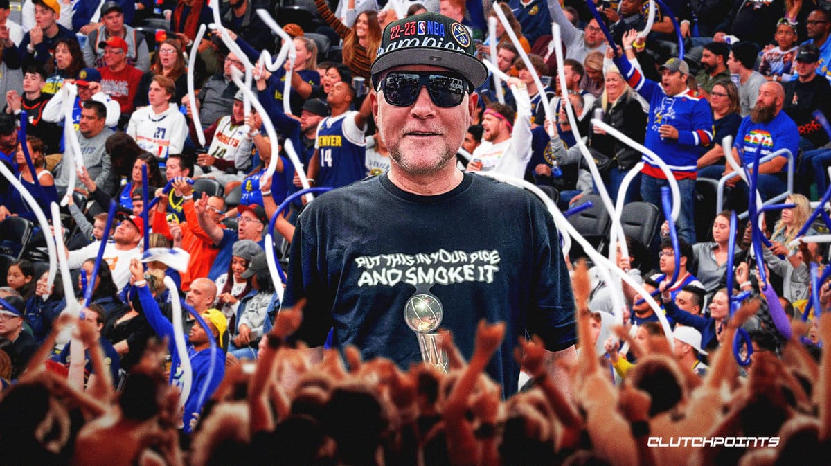 Shirt Michael Malone Holding Grateful Dead Denver Nuggets Skull