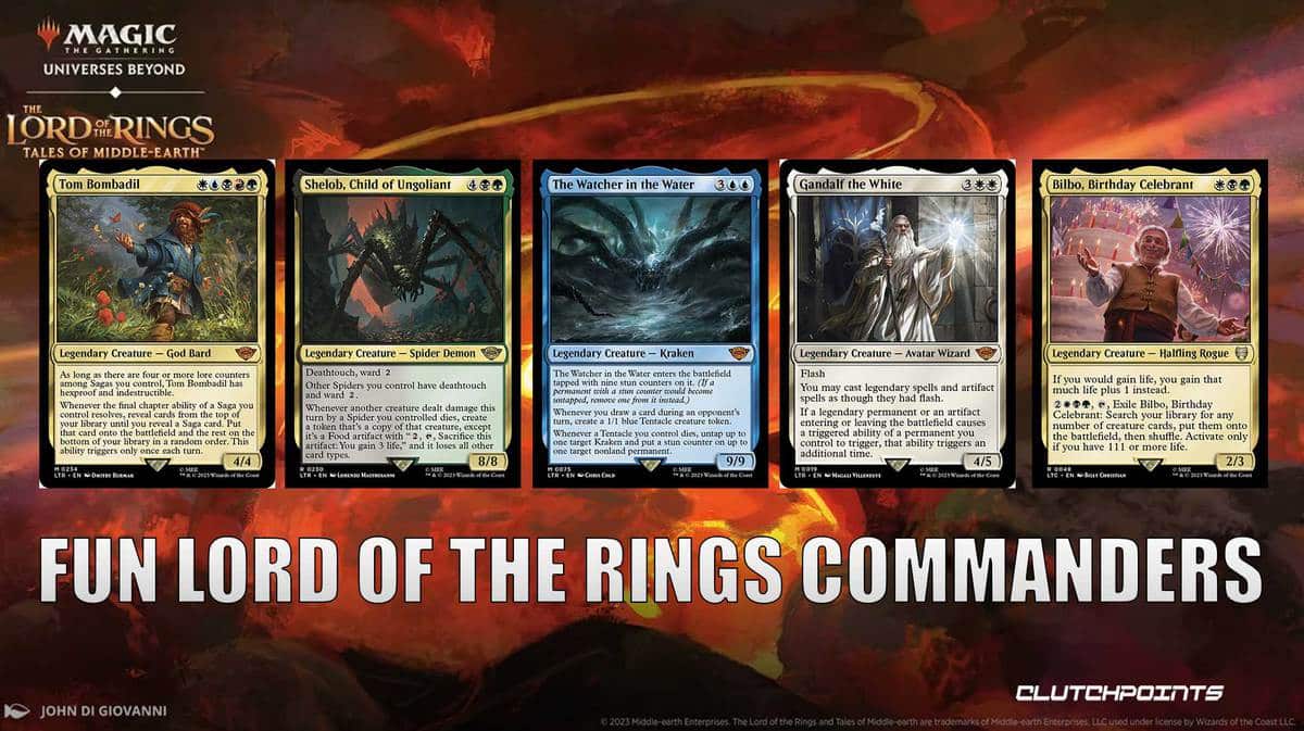 Top 10 Most Fun Universes Beyond Lord of the Rings Tales from the Middle-earth Lotr Commanders EDH