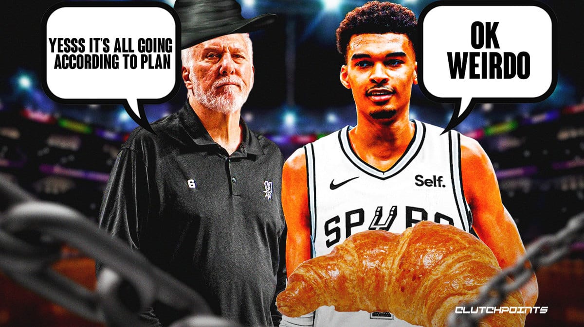 Victor Wembanyama, Gregg Popovich, San Antonio Spurs