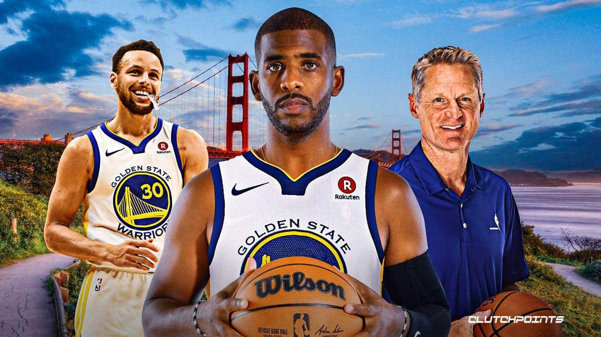 NBA media day: Chris Paul in a Warriors jersey - Golden State Of Mind
