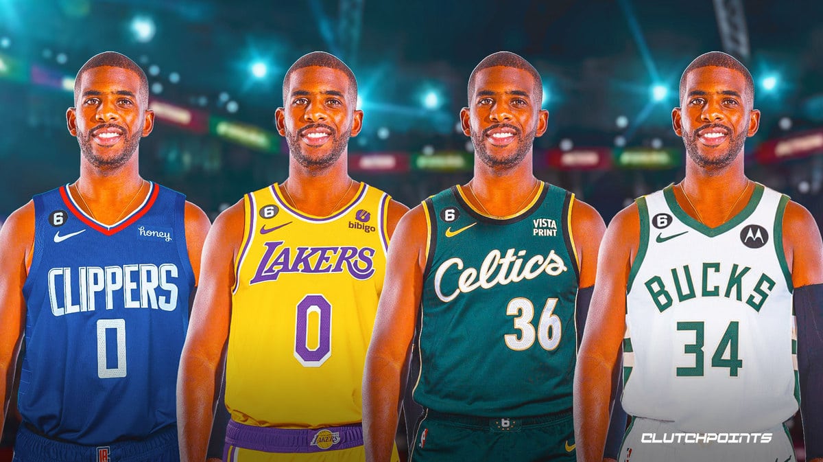 Chris Paul, Los Angeles Lakers, Boston Celtics, Los Angeles Clippers, Milwaukee Bucks, Phoenix Suns