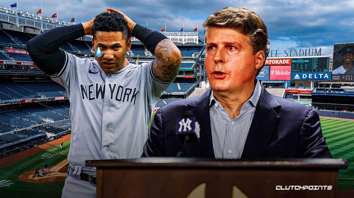 Hal Steinbrenner, Gleyber Torres, Aaron Judge New York Yankees
