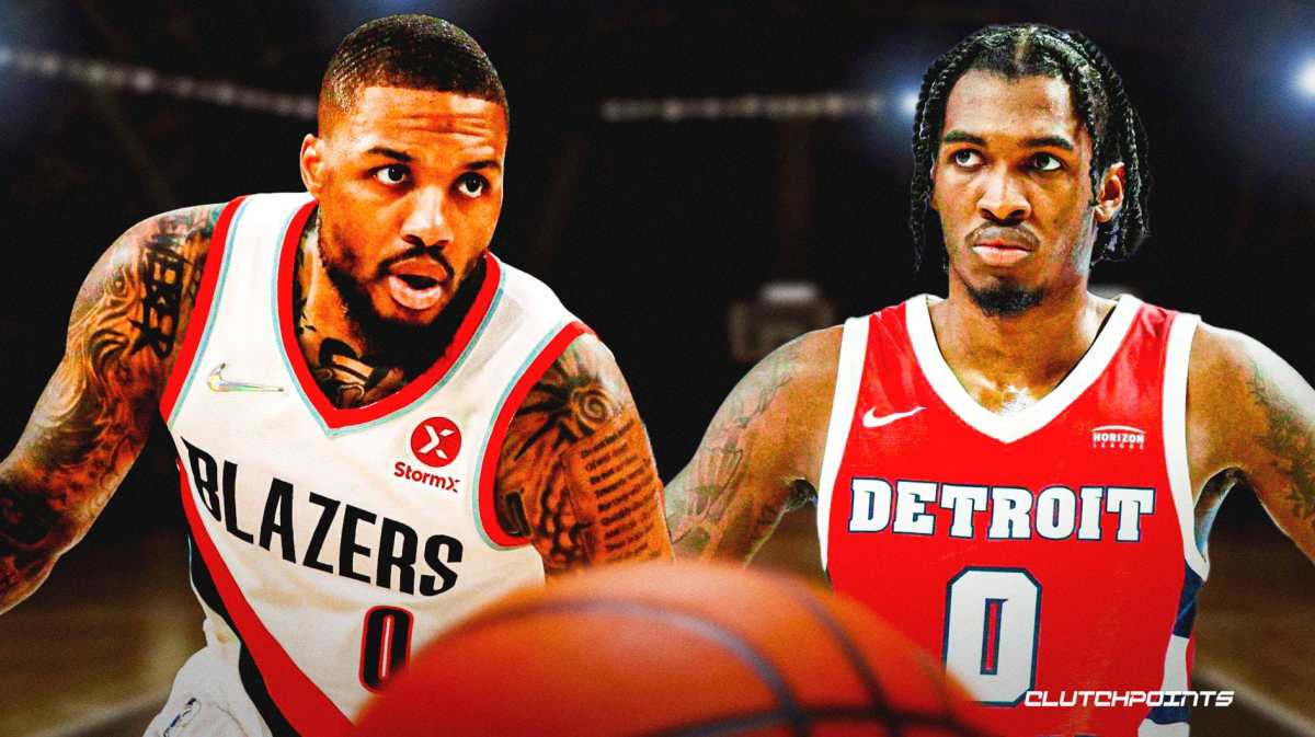 blazers, antoine davis, blazers antoine davis, blazers draft, damian lillard