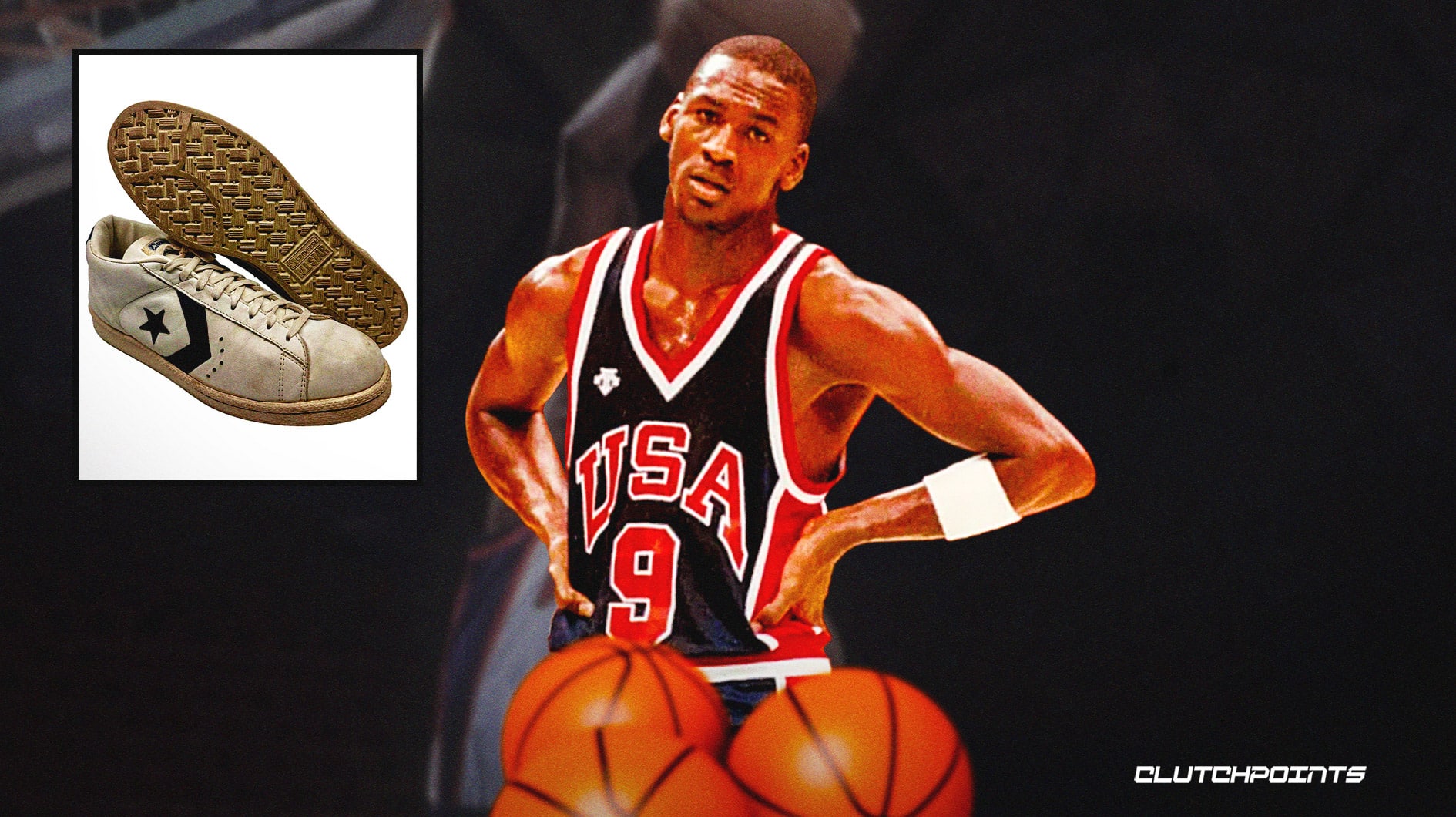 Michael Jordan's Game-Worn Converse From 1983 Listed in Auction