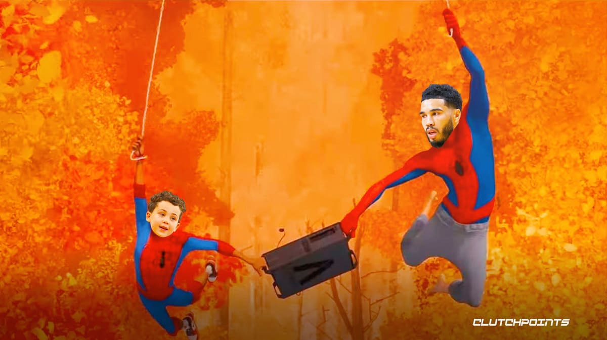 Boston Celtics, Jayson Tatum, Spider-Man: Across the Spider-Verse, Deuce Tatum
