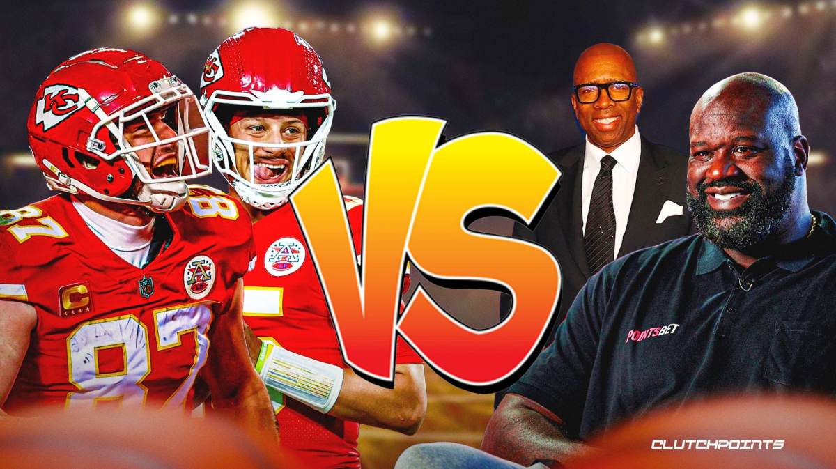 Travis Kelce, Shaquille O'Neal, Kansas City Chiefs, Patrick Mahomes