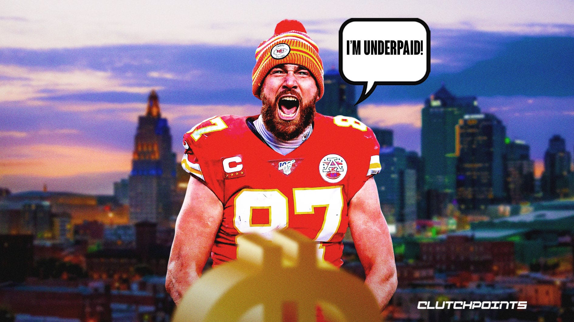 Chiefs' Travis Kelce Admits He Feels Like He's Underpaid