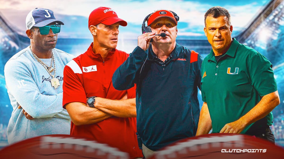college football, kirby smart, mario cristobal, deion sanders, brent venables, mel tucker