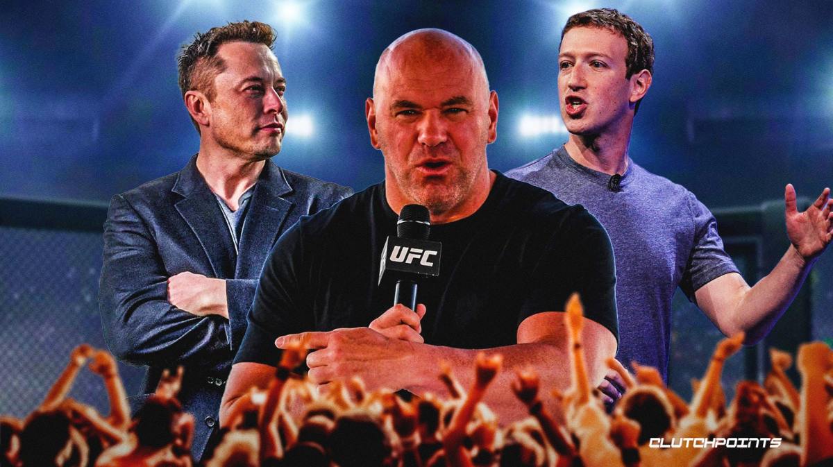 Elon Musk, Dana White, Mark Zuckerberg