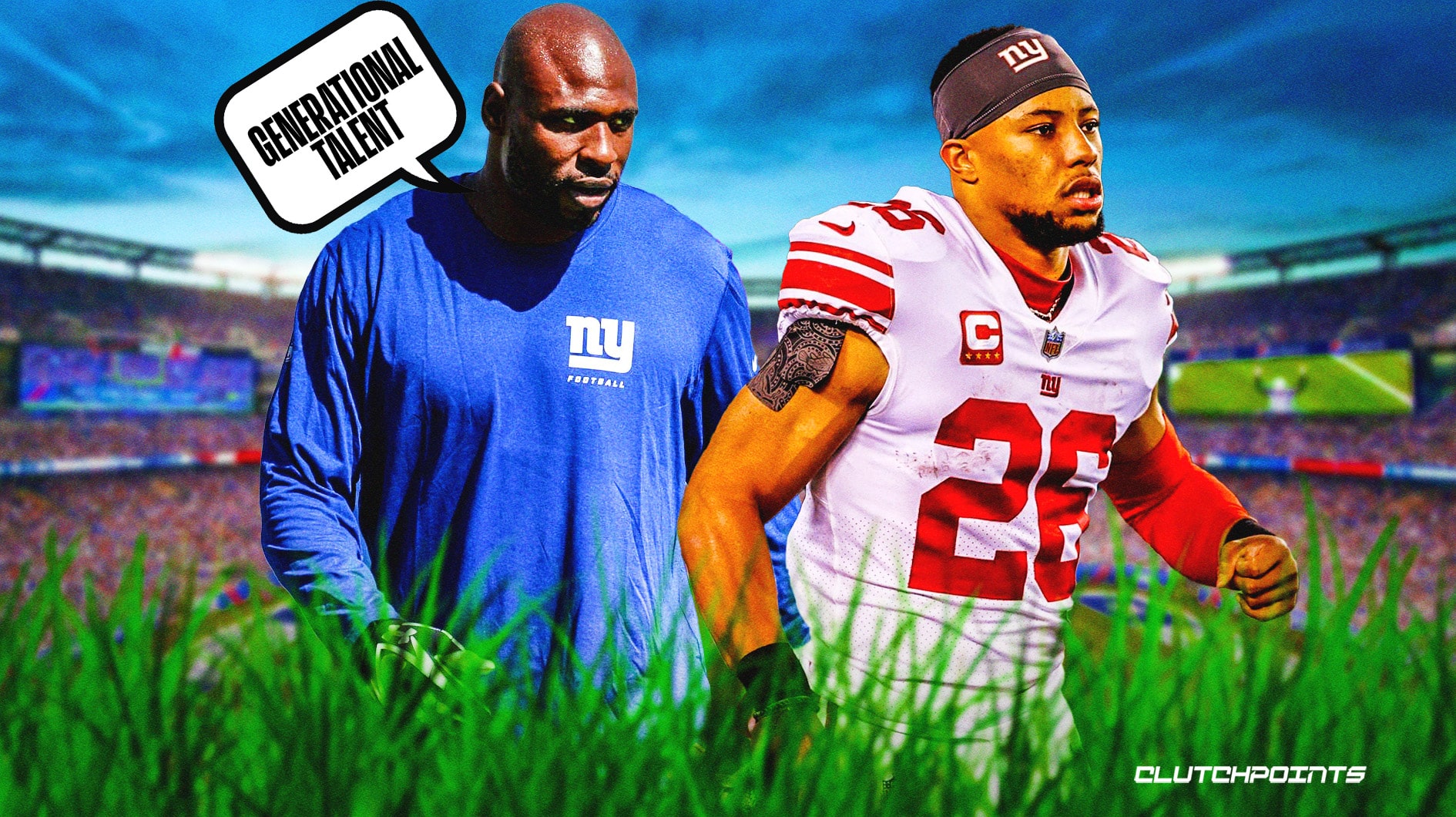 Giants' Saquon Barkley gets vote of support from Brandon Jacobs