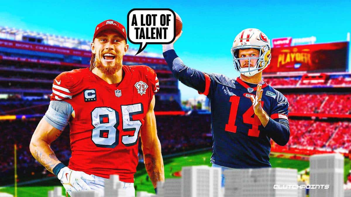 San Francisco 49ers, Sam Darnold, George Kittle, Brock Purdy