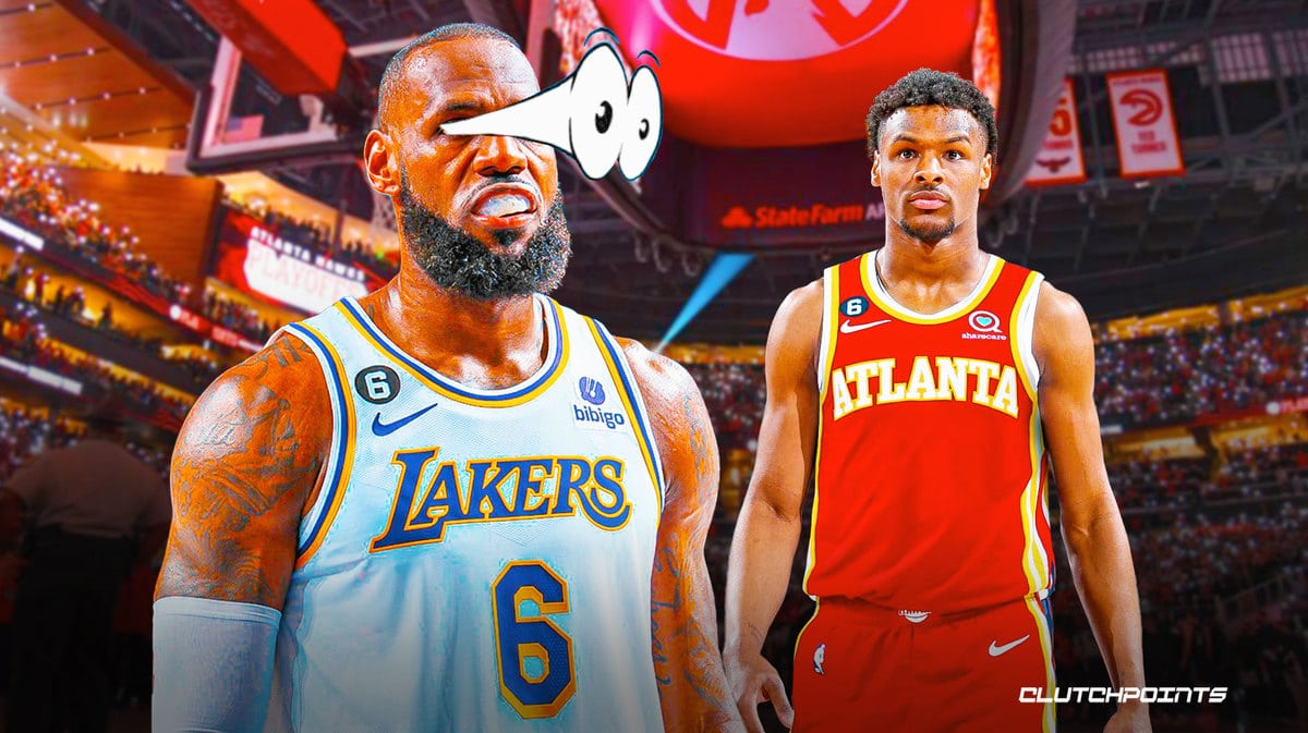 LeBron James, Bronny James, Los Angeles Lakers