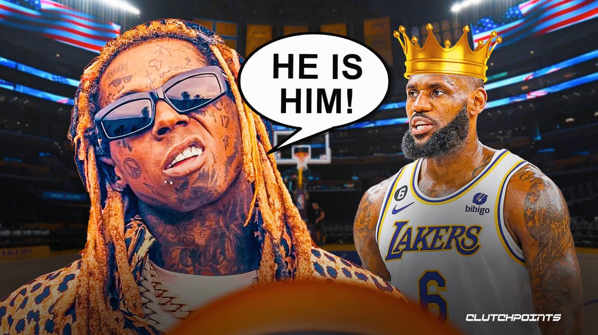 Lakers Lebron James Draws Nsfw Goat Take From Lil Wayne