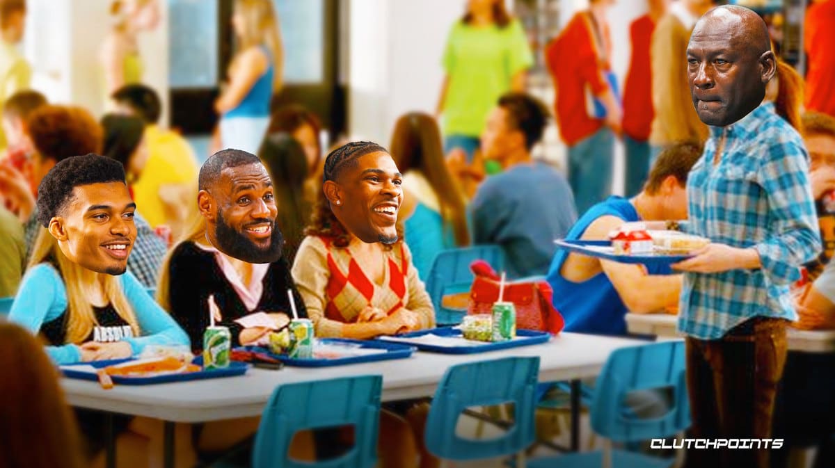 Victor Wembanyama, Scoot Henderson, LeBron, Michael Jordan