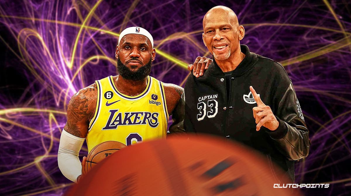 lebron james kareem lakers