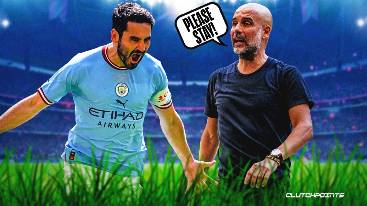 Pep Guardiola, Ilkay Gundogan, Manchester City